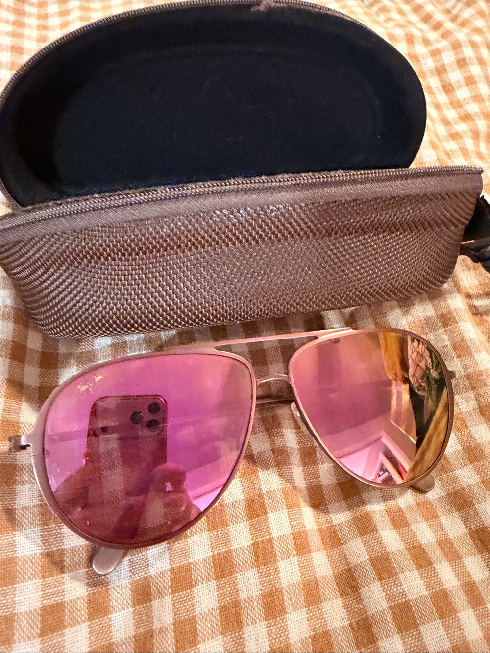 Maui Jim Hot Pink Aviator VGUC